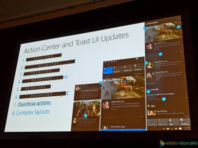 [BUILD 2016] Уведомления с Android в центре уведомлений Windows 10