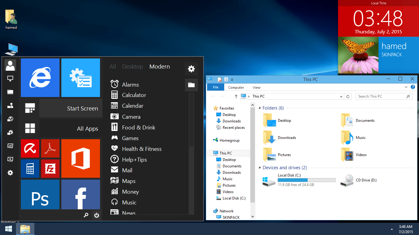 Windows 10 Skin Pack