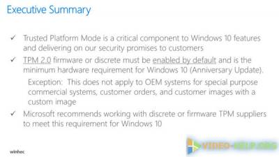 TPM-чипы станут обязательными для устройств на Windows 10